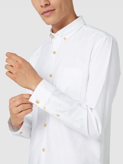 camel active Koszula casualowa z kołnierzykiem typu button down Biały 3
