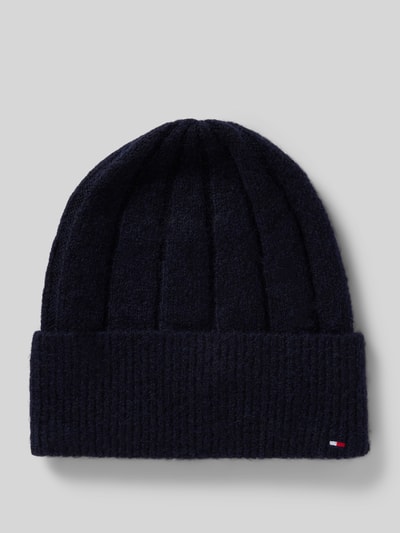 Tommy Hilfiger Beanie met wol en alpaca Marineblauw - 1
