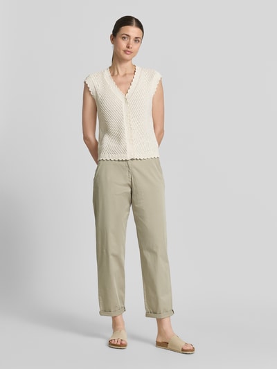 Raphaela By Brax Regular Fit Chino aus Baumwoll-Mix Modell 'CARRIE' Khaki 1