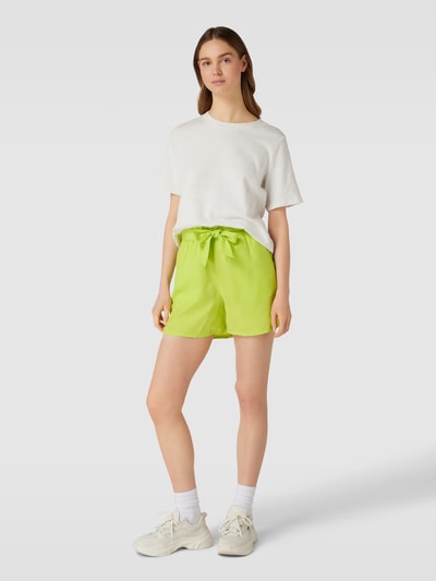 Tom Tailor Denim Shorts mit Stoffgürtel Gruen 1