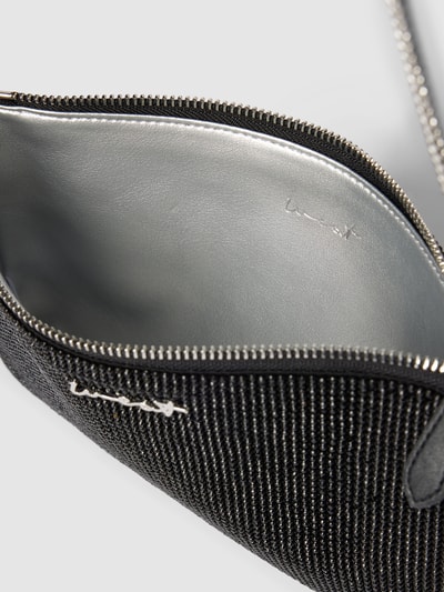 Weat Handtasche im schimmernden Design Modell 'Crêpe' Black 5