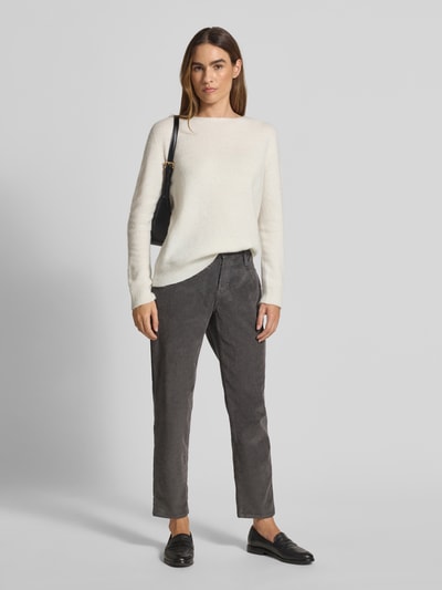 Brax Spodnie sztruksowe z 5 kieszeniami model ‘MILEY’ Ciemnoszary 1