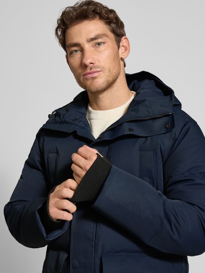 GOFRANCK Kurtka pikowana z zamkiem błyskawicznym dwustronnym model ‘Climate’ Granatowy 3