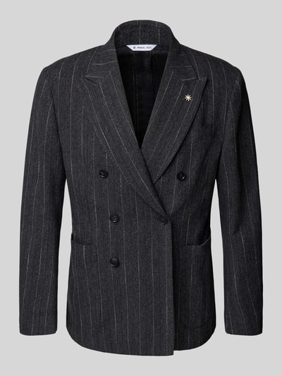 Manuel Ritz 2-Knopf-Sakko mit Reverskragen Marine 2