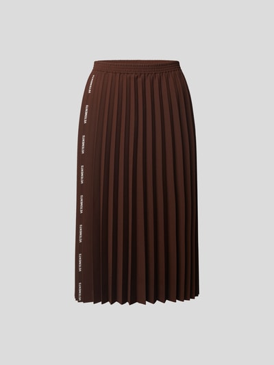 VETEMENTS Midirock mit Label-Print  Bordeaux Rot 2
