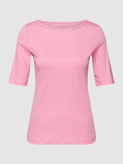 Christian Berg Woman T-Shirt mit Ziersteinbesatz Pink 2