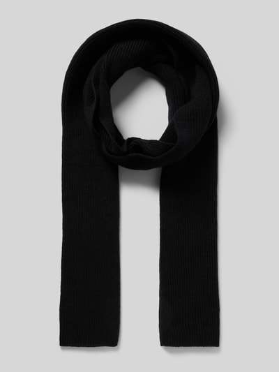 Unio Schal aus Schurwoll-Mix mit Kaschmir-Anteil Black 1
