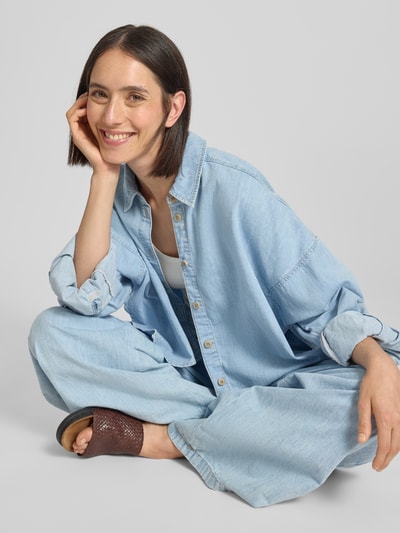 Drykorn Relaxed Fit Jeansbluse Modell 'OSHIA' Hellblau 3
