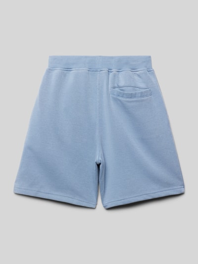 Levi’s® Kids Sweatshorts met logostitching Rookblauw - 3