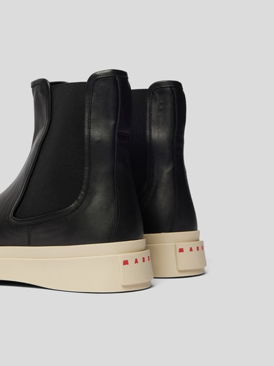 Marni Chelsea Boots mit Label-Detail Schwarz 3