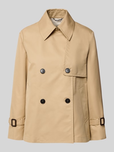 Weekend Max Mara Cropped Trenchcoat aus Baumwoll-Mix Beige 2