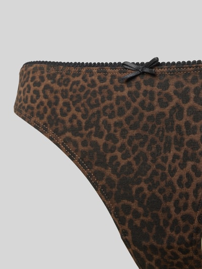 Jake*s Casual Slip aus Baumwoll-Mix im 3er-Pack  Dunkelbraun 2