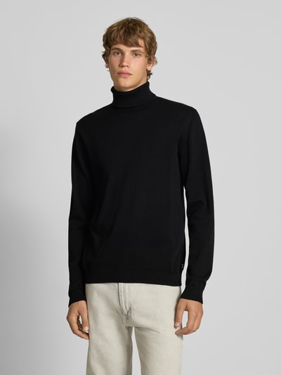 Jack & Jones Rollkragenpullover mit Rippenbündchen Black 4
