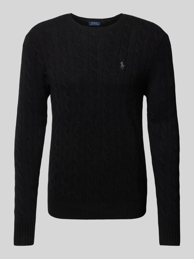 Polo Ralph Lauren Pullover mit Logo-Stitching Black 2