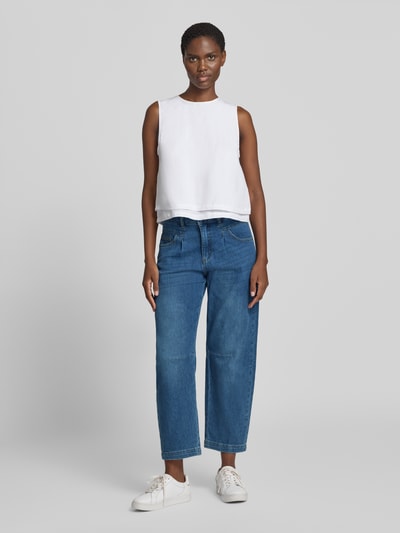 Buena Vista barrel fit jeans met steekzakken Lichtblauw - 1