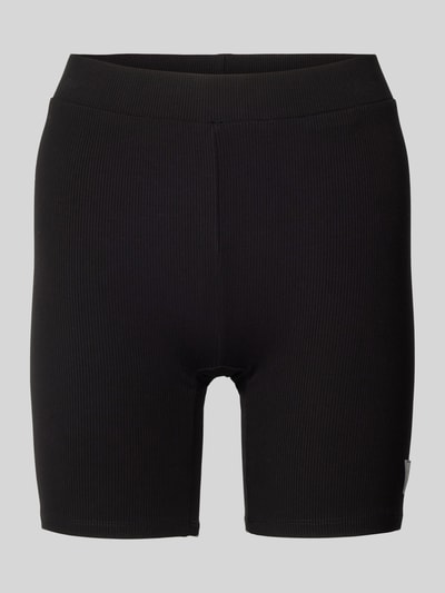 Guess Activewear Skinny Fit Shorts mit Label-Badge Modell 'CROCUS' Black 2