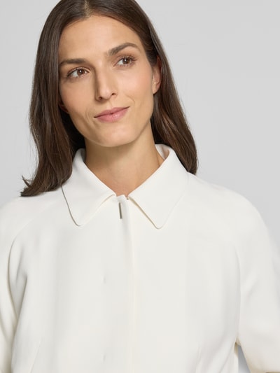 BOSS Regular Fit Kurzblazer aus reiner Viskose Modell 'JANDERA' Offwhite 3