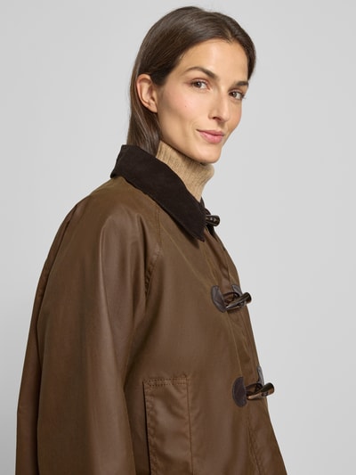 Barbour Loose fit houtje-touwtjejas van puur katoen, model 'MYRA' Middenbruin - 3