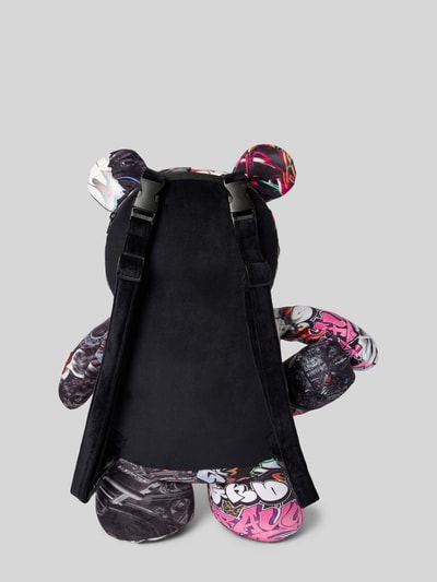 Sprayground Rucksack in Teddy-Optik Modell 'SPLIT CYBERSHARK' Black 4