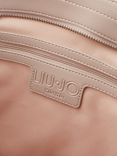 Liu Jo White Shopper in Leder-Optik  Rosa 5