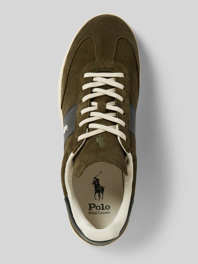 Polo Ralph Lauren Sneaker mit Logo-Stitching Modell 'AERA' Oliv 3