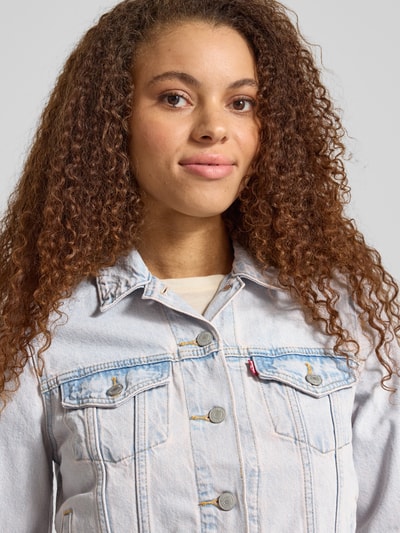 Levi's® Regular Fit Jeansjacke aus reiner Baumwolle Modell 'ORIGINAL TRUCKER' Hellrosa 3