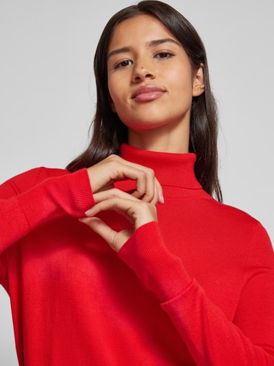 Christian Berg Woman Gebreide pullover met ribboorden Rood - 3