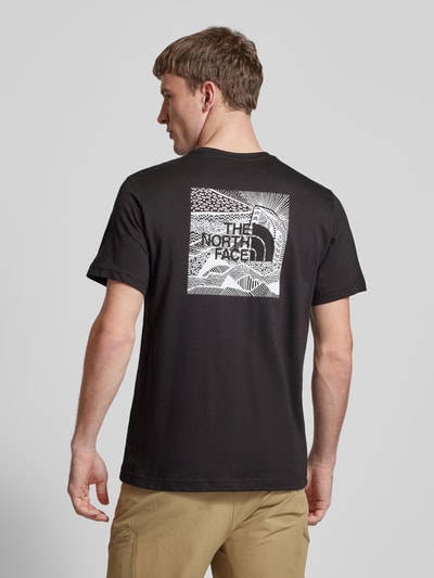 The North Face T-Shirt mit Label-Print Black 5