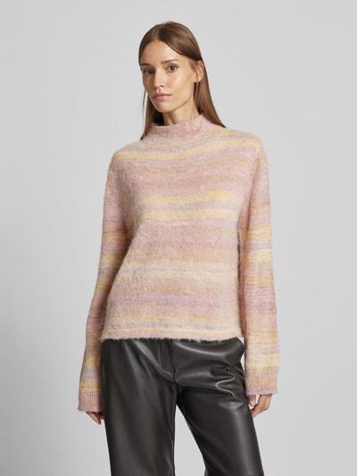 Jake*s Collection Gebreide pullover met turtleneck Ecru - 4