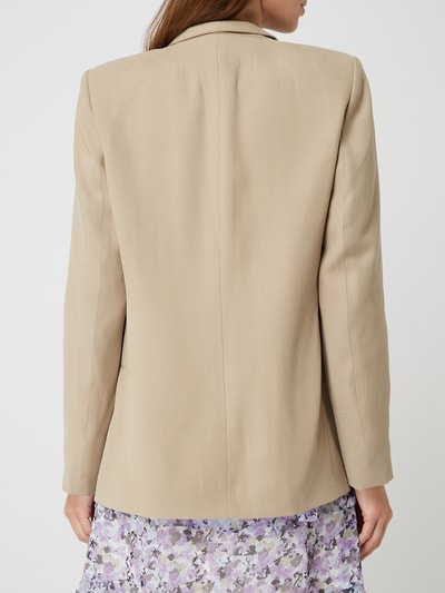 Jake*s Collection Blazer met sjaalkraag Zand - 5