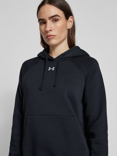 Under Armour Hoodie mit Logo-Stitching Modell 'Rival' Black 3