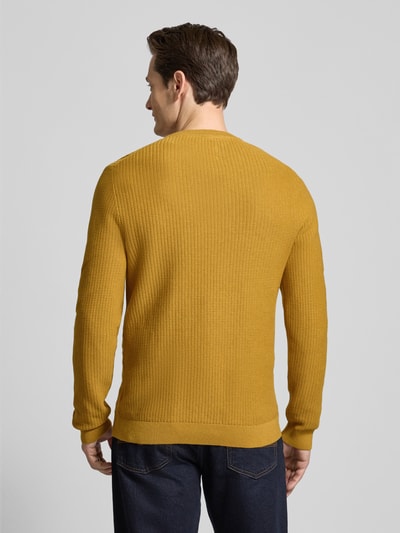 MCNEAL Strickpullover mit Strukturmuster Schilf Melange 5