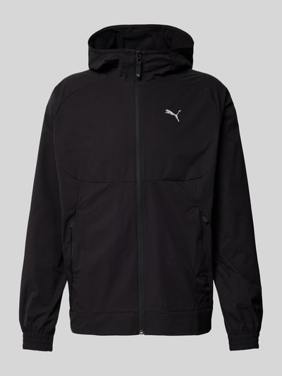 PUMA PERFORMANCE Softshell-jack met logoprint, model 'PUMATECH' Zwart - 2