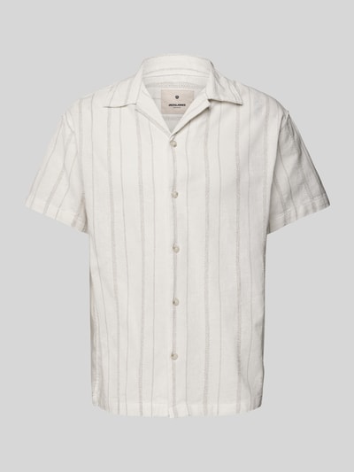 Jack & Jones Premium Regular Fit Freizeithemd aus Baumwoll-Leinen-Mix Modell 'BLUWILLIAM' Weiss 2