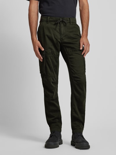 PME Legend Tapered fit cargobroek met tunnelkoord Olijfgroen - 4