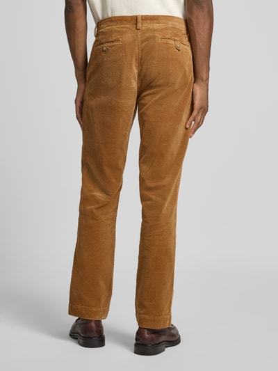 Polo Ralph Lauren Corduroy broek met achterzakken, model 'BEDFORD' Roestrood - 5