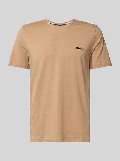 BOSS T-Shirt mit Logo-Detail Modell 'MIX&MATCH' Camel 2