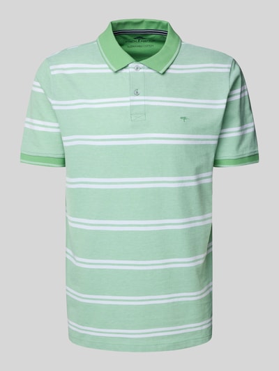 Fynch-Hatton Regular Fit Poloshirt mit Logo-Stitching Hellgruen 2