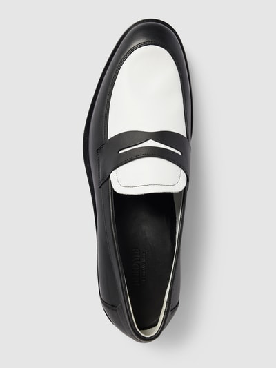 Lloyd Loafers in Two-Tone-Machart aus Leder Modell 'LINDSEY' Black 3