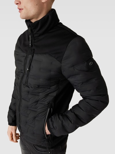 Tom Tailor Jacke mit Kontrasteinsätzen Black 3