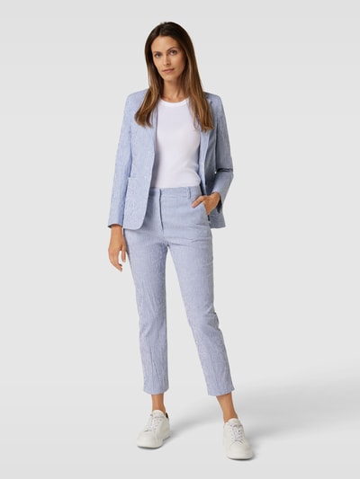 Weekend Max Mara Regular fit stoffen broek met verkort model, model 'STARLET' Lichtblauw - 1