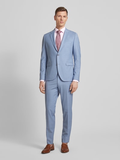 Eterna Slim Fit Slim fit zakelijk overhemd met structuurmotief Rosé - 1