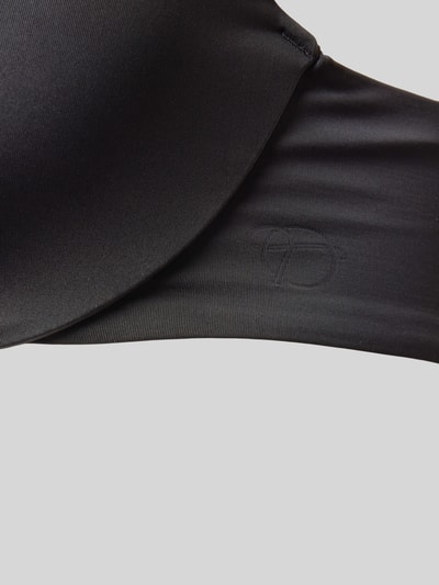 Triumph Gewatteerde beugelbeha met balconette-decolleté Zwart - 2