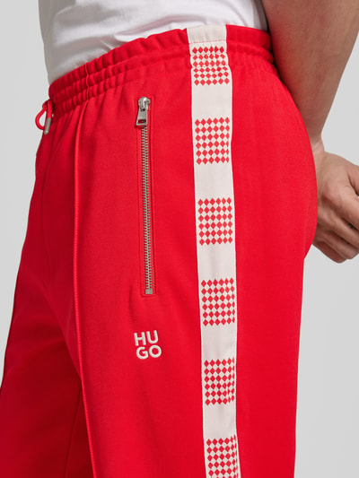 HUGO Sweatpants mit elastischem Bund Rot 3