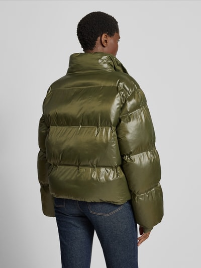Neo Noir Kurtka pikowana ze stójką model ‘Rhea’ Khaki 5