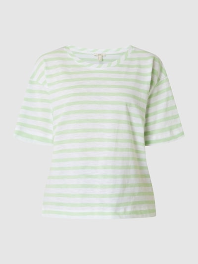 Esprit T-Shirt mit Streifenmuster Lindgrün 2