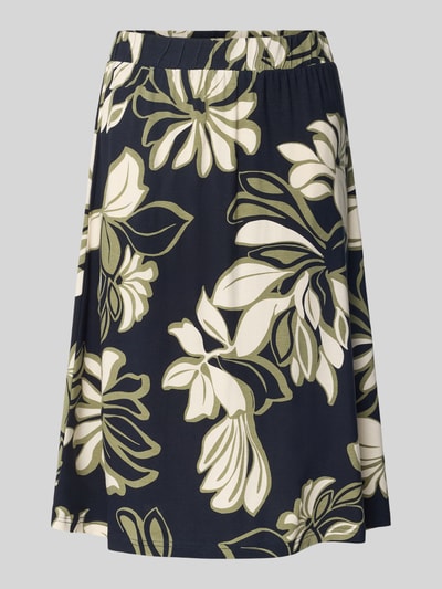 Betty Barclay Spódnica o długości do kolan z elastycznym pasem Granatowy 2