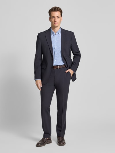 Christian Berg Men Regular fit zakelijk overhemd met button-downkraag Koningsblauw - 1