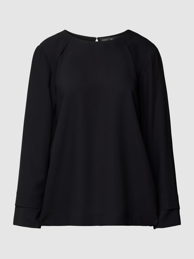 Marc Cain Blusenshirt mit Rundhalsausschnitt Black 2