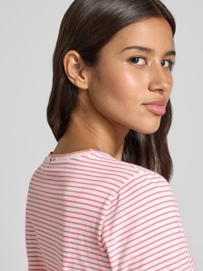 BOSS T-Shirt mit Rundhalsausschnitt Modell 'EMASA' Pink 3